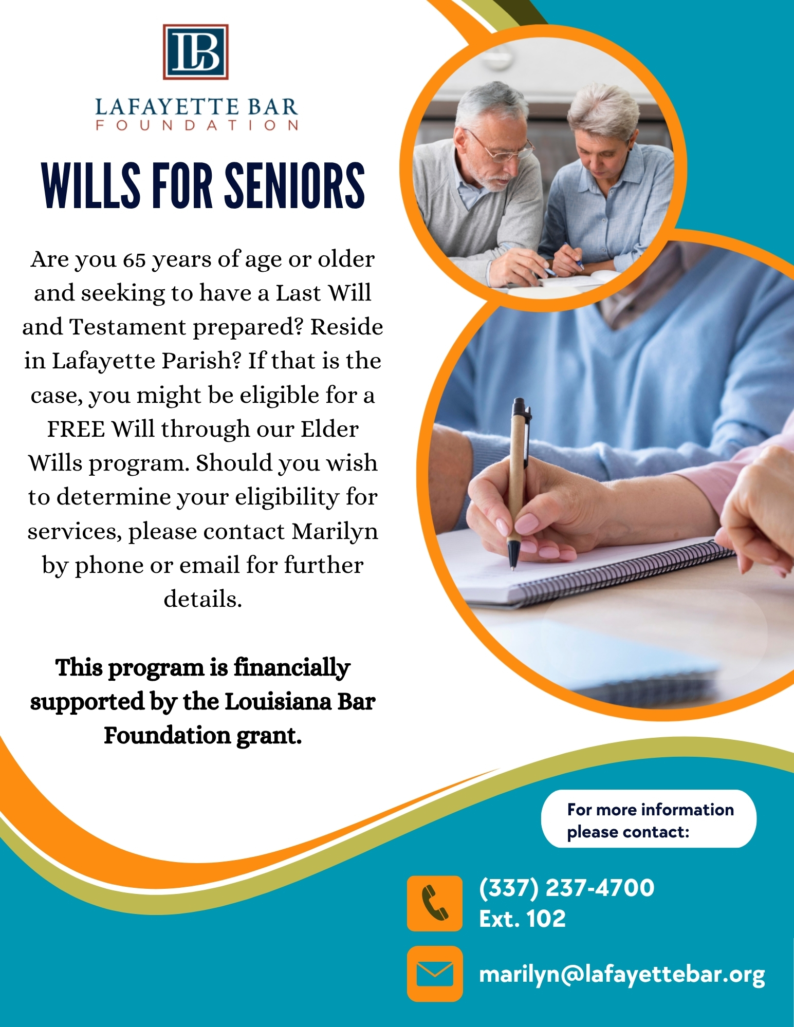 Wills for Seniors program